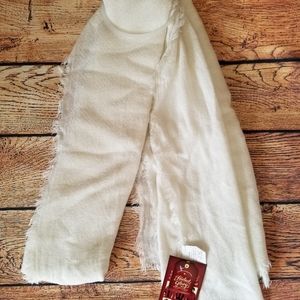 Womens Faded Glory Black Oversized Oblong Scarf